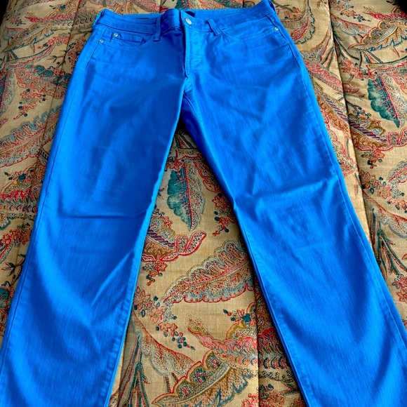 NYDJ Royal Bright Blue Jeans Clarissa Ankle Women’s Size 4 - Picture 1 of 6